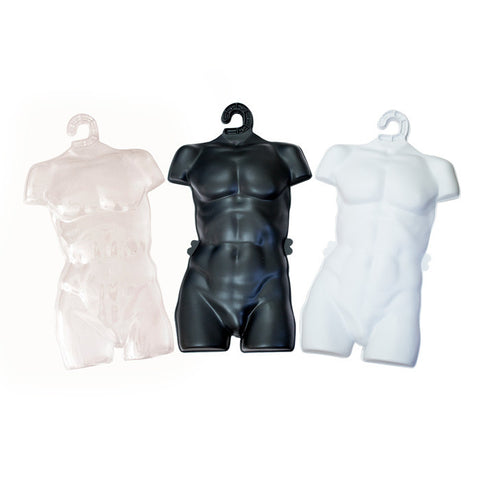 Male Plastic Forms (Set of 5–100) – Available in 3 Colors